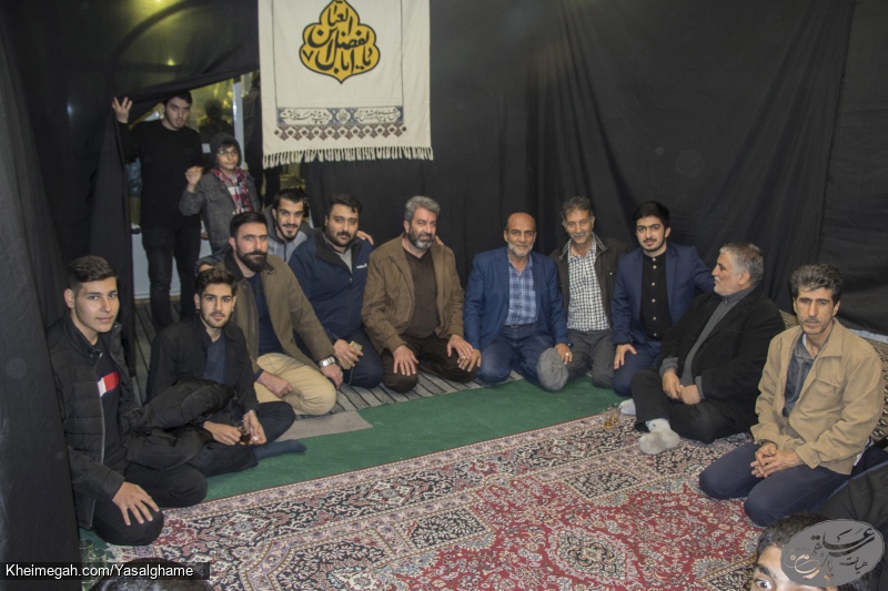 حجت الاسلام وکیل پور  _  کربلایی حسین فروغی  _  هیات یاس علقمه سلام الله علیها
