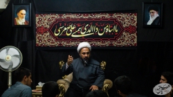 حجت الاسلام الوندی  _  کربلایی هاشم خطیبی  _  هیات یاس علقمه سلام الله علیها