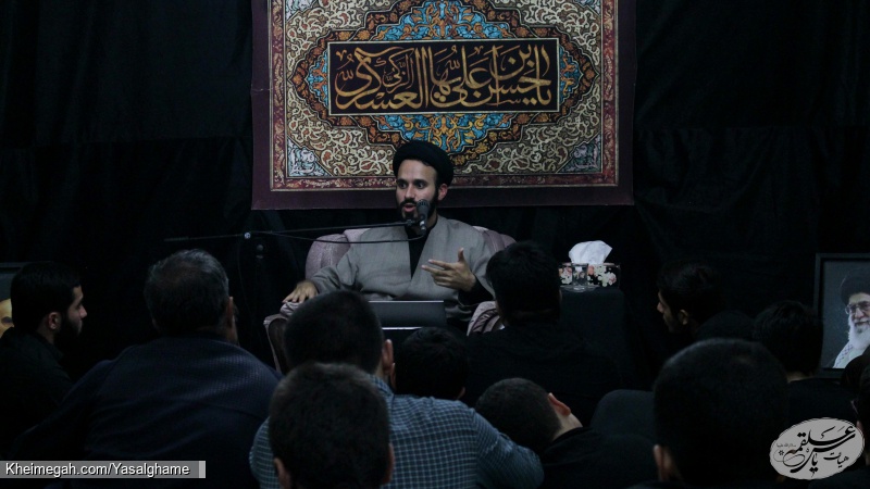 حجت الاسلام طاهایی  _  کربلایی محمدرضا سلگی  _  هیات یاس علقمه سلام الله علیها