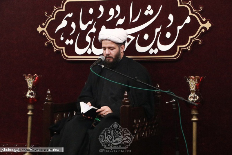 شب سوم  _  اقامه عزای روضه حضرت صدیقه شهیده علیها السلام  _  روضه انصار الزهرا سلام الله علیها