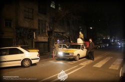 عملیات ضدعفونی وپاکسازی محله شمیران نو واوقاف (بخش اول) روضه انصارالزهراسلام الله علیها