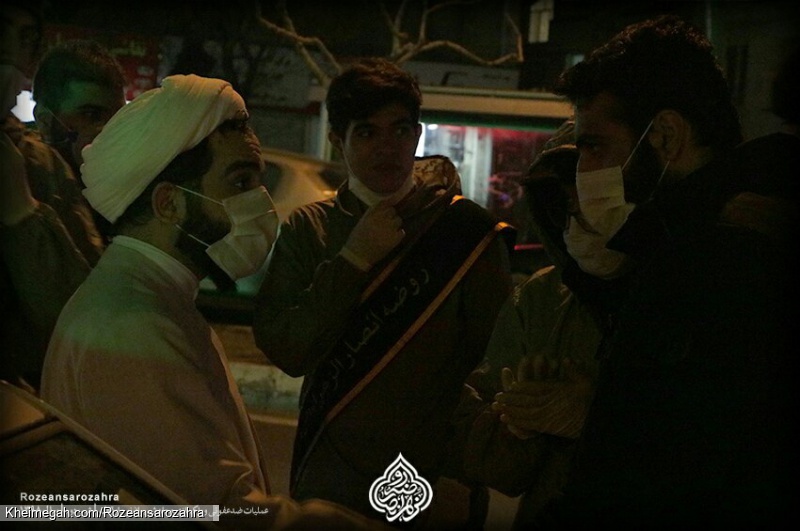 عملیات ضدعفونی وپاکسازی محله شمیران نو واوقاف (بخش دوم) روضه انصارالزهراسلام الله علیها