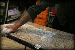 مرحله آماده سازی کارگاه جهاد دوزندگی روضه انصارالزهرا سلام الله علیها
