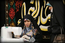 دوخت ماسک،لباس وملحفه بیمارستان روضه انصارالزهراسلام الله علیها