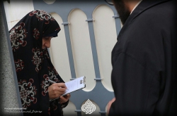 جهاد خانوادگی،دوخت ماسک در منزل روضه انصارالزهرا سلام الله علیها