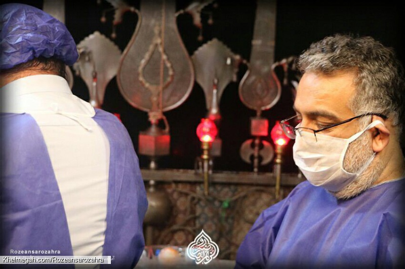 آماده سازی بسته پذیرایی جهت توزیع در بیمارستان