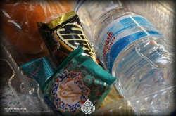آماده سازی بسته پذیرایی جهت توزیع در بیمارستان