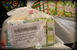 آماده سازی بسته عیدانه برای قشر آسیب پذیر روضه انصارالزهراسلام الله علیها