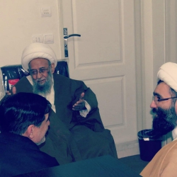 بازدید حضرت آیت الله العظمی شمس الدین مجتهدی نجفی از مجتمع فرهنگی آموزشی اجتماعی بصیر