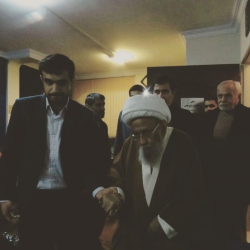 بازدید حضرت آیت الله العظمی شمس الدین مجتهدی نجفی از مجتمع فرهنگی آموزشی اجتماعی بصیر