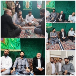 حضور حاج ابوذر روحی و استاد بزرگوار آقای حاج مصطفی خرسندی و آقای عربلو در مجتمع بصیر
