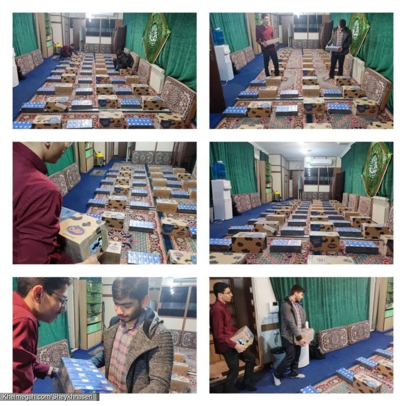 تعداد ۳۶۰ عدد شیر یک لیتری مدت دار و ۳۶۰ عدد پنیر ۵۲۰ گرمی از طرف یکی از خیرین بزرگوار جهت توزیع ماب