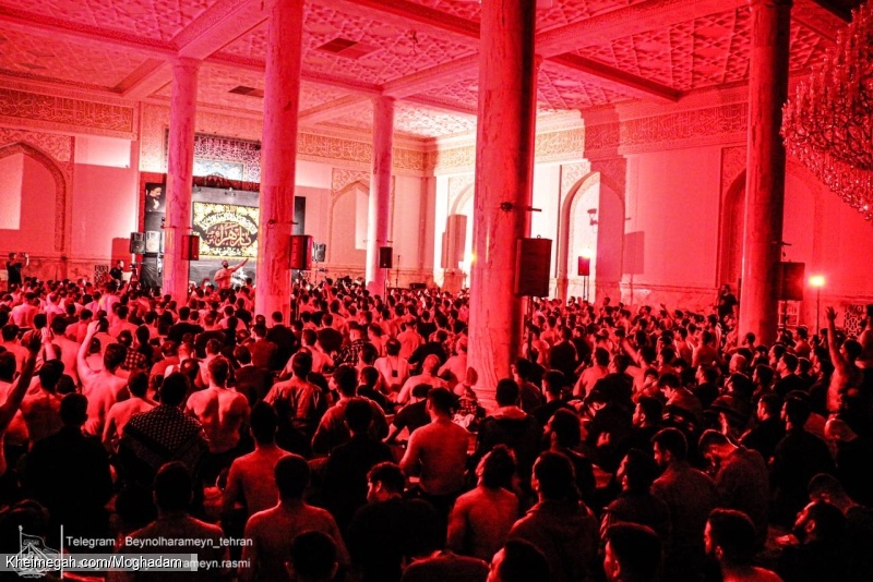 گزارش تصویری مراسم هیئت هفتگی 19 اردیبهشت 1403 - کربلایی جواد مقدم - هیئت بین الحرمین طهران