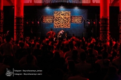 گزارش تصویری مراسم هیئت هفتگی 16 آبان 1403 - کربلایی جواد مقدم - هیئت بین الحرمین طهران