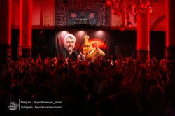 گزارش تصویری مراسم هیئت هفتگی 3 بهمن ماه 1403 - کربلایی جواد مقدم - هیئت بین الحرمین طهران