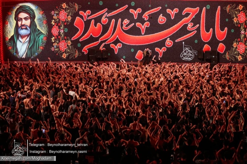 گزارش تصویری مراسم شب 19 ماه رمضان شبهای قدر 1403 1404 کربلایی جواد مقدم - ورزشگاه شیرودی