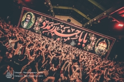 گزارش تصویری مراسم شب 22 ماه رمضان شب های قدر 1446 1404 کربلایی جواد مقدم - هیئت بین الحرمین طهران