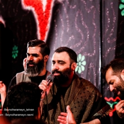 گزارش تصویری مراسم شب 22 ماه رمضان شب های قدر 1446 1404 کربلایی جواد مقدم - هیئت بین الحرمین طهران
