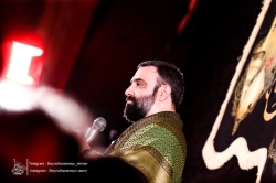 تصویر جلسه هیئت هفتگی 24 اردیبهشت 1404 - کربلایی جواد مقدم - هیئت بین الحرمین طهران - مسجد امام حسین