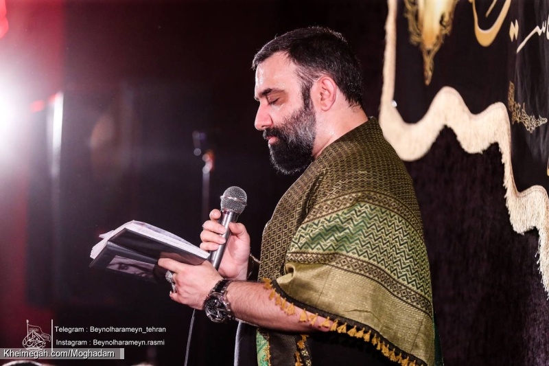 تصویر جلسه هیئت هفتگی 24 اردیبهشت 1404 - کربلایی جواد مقدم - هیئت بین الحرمین طهران - مسجد امام حسین