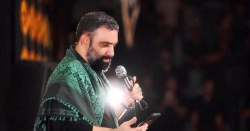 تصویر مراسم شب اول محرم 1404 1447 کربلایی جواد مقدم - هیئت خادم الرضا قم - ورزشگاه شهید حیدریان