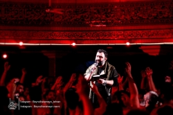 گزارش تصویری مراسم هیئت هفتگی 3 دی ماه 1404 کربلایی جواد مقدم - جلسه هفتگی هیئت بین الحرمین تهران