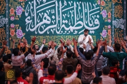 تصویر مراسم جشن ولادت حضرت فاطمه زهرا (س) 19 آذر 1404 حاج سید مجید بنی فاطمه - هیئت ریحانه الحسین (س