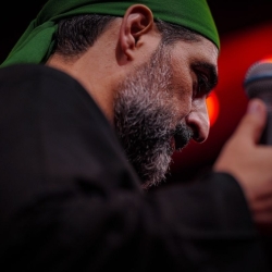 تصویر مراسم شب اول محرم 1405 حاج سید مجید بنی فاطمه - محرم الحرام 1448 - هیئت ریحانه الحسین (س)