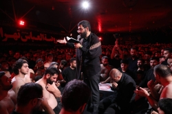 تصویر مراسم شب سوم محرم 1404 1447 حاج حسین سیب سرخی - هیئت روضت العباس تهران