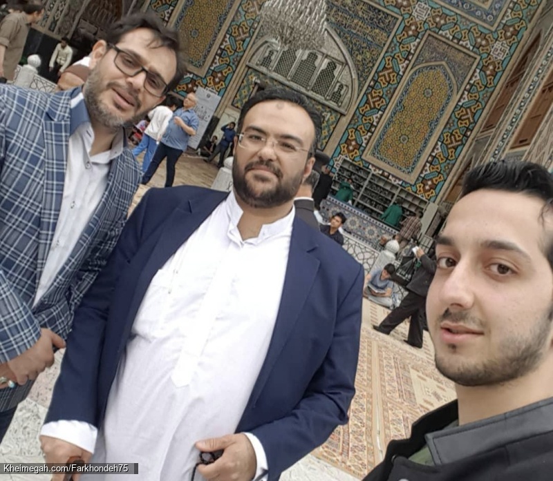 امیر فرخنده و مرحوم سیدحامد حسینی راوش و سیدرضا یعقوبی آل