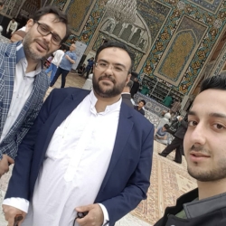 امیر فرخنده و مرحوم سیدحامد حسینی راوش و سیدرضا یعقوبی آل