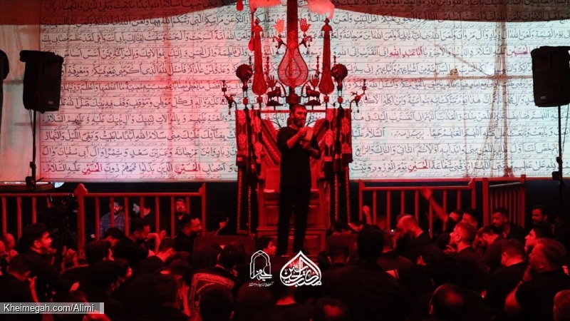گزارش تصویری مراسم عزاداری شب اول محرم 1403 - 1446 - کربلایی حمید علیمی