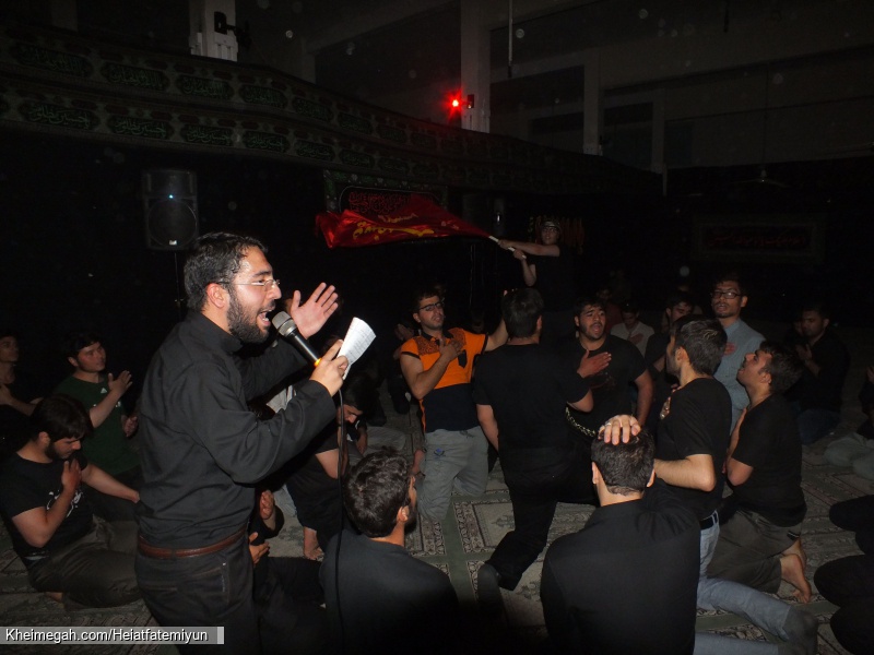 جلسه هفتگی ۲۷ مهر ۹۵ مداحی کربلایی امیر حسین داوری