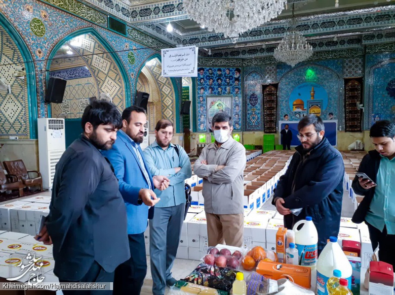 دیدار حاج مهدی سلحشور با گروه های جهادی پس از بهبودی