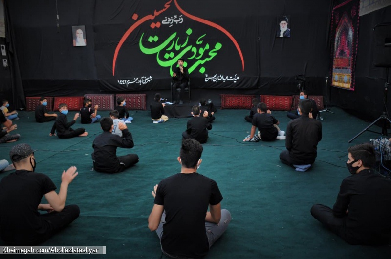 روز اول محرم 99  هیئت عبدالله بن الحسن علیه السلام شهرصفی آباد ابوالفضل آتشیار