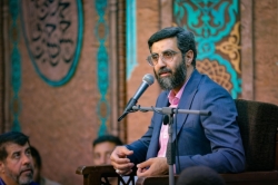 تصویر مراسم جشن شب ولادت امام رضا (ع) 18 اردیبهشت 1404 حاج سید رضا نریمانی - هیئت فداییان حسین (ع)