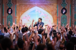 تصویر مراسم جشن شب ولادت امام رضا (ع) 18 اردیبهشت 1404 حاج سید رضا نریمانی - هیئت فدائیان حسین (ع)