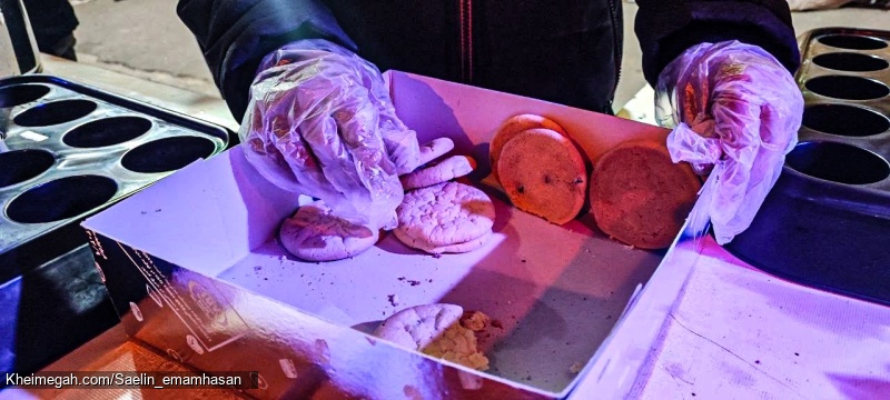 برپایی موکب پذیرایی شب نیمه شعبان 1403 توسط خادمین مسجدامام حسن مجتبی علیه السلام اسلام آباد زنجان