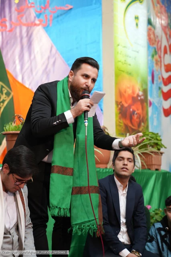 مراسم ولادت با سعادت حضرت بقیه الله مولودی خوانی سید مرتضی مهدیزاده