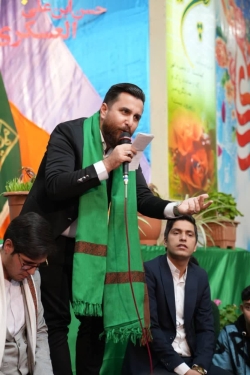 مراسم ولادت با سعادت حضرت بقیه الله مولودی خوانی سید مرتضی مهدیزاده