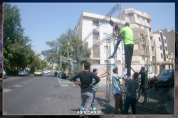 آماده سازی محفل سوگواری محرم 97