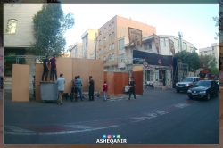 آماده سازی محفل سوگواری محرم 97