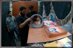 آماده سازی محفل سوگواری محرم 97