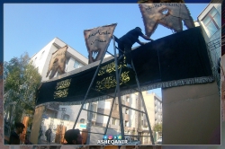 آماده سازی محفل سوگواری محرم 97