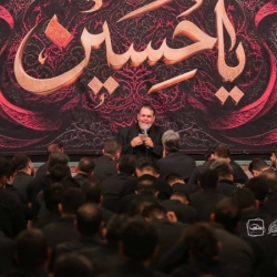 تصویر مراسم روز اول محرم 1405 حاج حیدر خمسه - محرم الحرام 1448 - هیئت احرارالحسین (ع)
