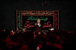 تصویر مراسم هیئت هفتگی 28 آذر 1404 کربلایی نریمان پناهی - هیئت رزمندگان مکتب الحسین امامزاده معصوم