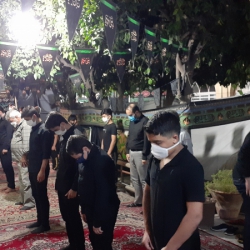 مراسم شب نهم محرم هیئت فدائیان امام علی(ع)