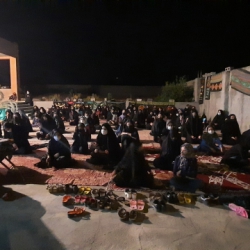 مراسم عزاداری حسینی شب نهم ماه محرم