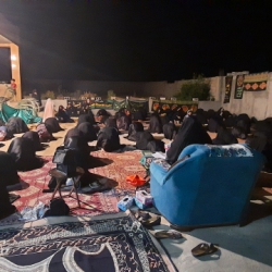 مراسم عزاداری حسینی شب نهم ماه محرم