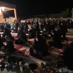 مراسم عزاداری حسینی شب نهم ماه محرم